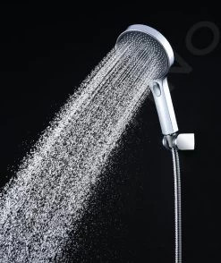 Kielle Aura - Set Tête De Douche, Barre Et Flexible, Chrome / Noir 20402SE0 -Magasin De Salle De Bain ac2c88aeaa2af03ac347327e