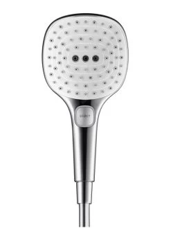 Hansgrohe Raindance Select E - Douchette 120, 3 Jets, EcoSmart 9 L/min, Blanc/chrome 26521400 -Magasin De Salle De Bain ae74f5fa7009ae8c54b00676