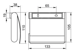Keuco Plan - Porte-papier Toilette Avec Couvercle, Noir Mat 14960370000 -Magasin De Salle De Bain ae92c3478a097f0d265e7a32