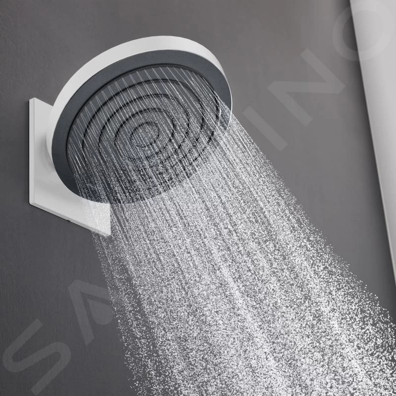 Hansgrohe Pulsify S - Douche De Tête 260 Avec Raccordement, 2 Jets, Blanc Mat 24150700 5 Hansgrohe Pulsify S - Douche De Tête 260 Avec Raccordement, 2 Jets, Blanc Mat 24150700 – Image 3