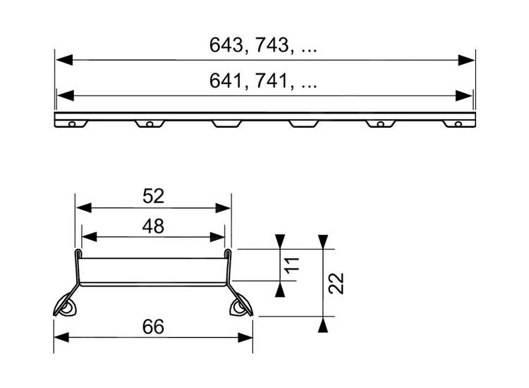 Tece TECEdrainline - Grille Pour Pavage 800 Mm, Acier Inoxydable 600872 4 Tece TECEdrainline - Grille Pour Pavage 800 Mm, Acier Inoxydable 600872 – Image 2