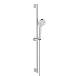 Ideal Standard Idealrain Evo Jet - Set De Douche Diamond, Barre 900 Mm Avec Douchette, 3 Jets, Chrome B2238AA