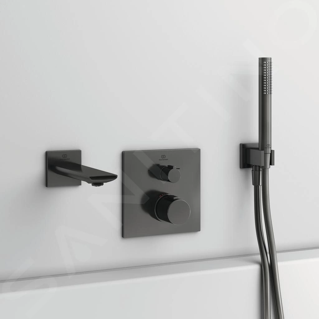 Ideal Standard CeraTherm - Mitigeur De Bain Thermostatique Encastré, Magnetic Grey A7522A5 6 Ideal Standard CeraTherm - Mitigeur De Bain Thermostatique Encastré, Magnetic Grey A7522A5 – Image 4