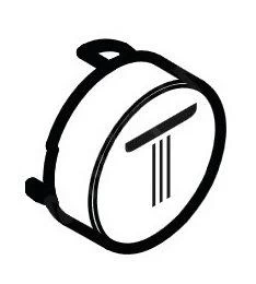 Hansgrohe Accessoires - Bouton De Jet Rain, Petit, Blanc 92572450