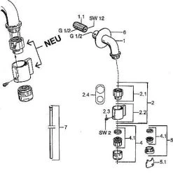 Hansa Nova - Robinet Mural De Lavabo, Chrome 00868101 -Magasin De Salle De Bain b6a3cba1543c411106c661a5