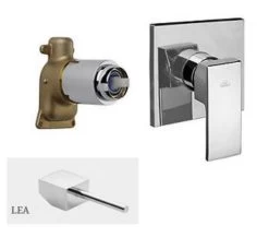 Paffoni Level - Mitigeur Encastré Pour 1 Sortie, Chrome LEABOX010CR