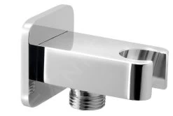 Sapho Jumper - Support De Douchette Avec Débouché, Chrome JM540