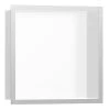 Hansgrohe XtraStoris Individual - Niche Murale Avec Cadre Design, 300x300x100 Mm, Blanc Mat / Inox Brossé 56099800 -Magasin De Salle De Bain be42d8d0c32942b3b8838137