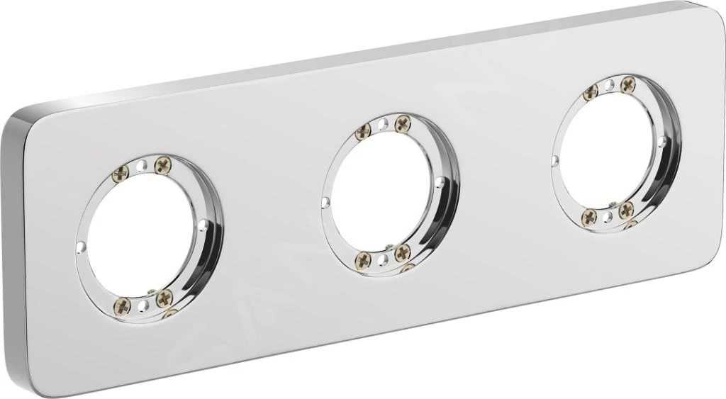 Ideal Standard Archimodule - Rosette De Revêtement à 3 Trous SOFT 83 X 249 Mm, Chrome A1542AA 3 Ideal Standard Archimodule - Rosette De Revêtement à 3 Trous SOFT 83 X 249 Mm, Chrome A1542AA