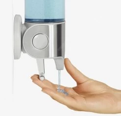 Simplehuman Accessoires De Salle De Bains - Distributeur De Savon Liquide Avec Support, 444 Ml, Inox Brossé BT1034 -Magasin De Salle De Bain c0865d844addd235c9b40fcd