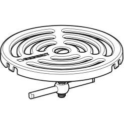 Geberit Accessoires - Grille Pour Les Siphons De Sol, à Visser, Diamètre 100 Mm, Inox 154.317.00.1 -Magasin De Salle De Bain c11c046937603520bb421cd6