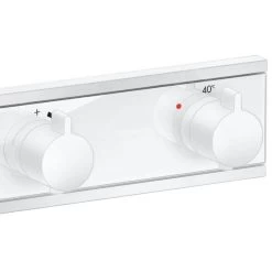 Hansgrohe RainSelect - Robinet Encastré Avec 2 Fonctions, Blanc Mat 15380700 -Magasin De Salle De Bain c1836a146eb7dd035a0dc366