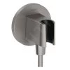 Hansgrohe Fixfit - Coude De Raccordement Avec Support, Chrome Noir Brossé 26888340 -Magasin De Salle De Bain c2997f0aa593697d4691cc10