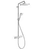Hansgrohe Croma - Colonne De Douche Thermostatique Showerpipe, 1jet,EcoSmart, Chrome 27660000 -Magasin De Salle De Bain c3ea97b604c27fe8c318d6e7
