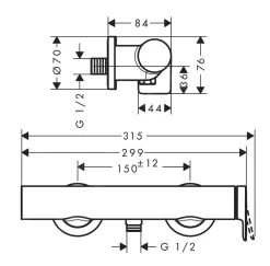 Hansgrohe Vivenis - Mitigeur De Douche, Chrome 75620000 -Magasin De Salle De Bain c48a9f49dbefcfa420bd9aec