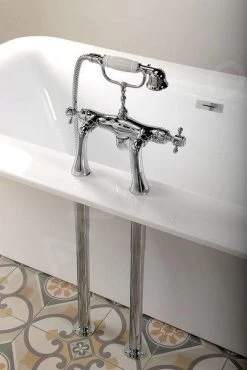 Sapho Reitano Rubinetteria Antea - Raccordement Pour Installation De Mitigeur Sur Bord De Baignoire, 2 Pièces, Chrome 9851 -Magasin De Salle De Bain c4a99c8b8ccc9a64e08e7138