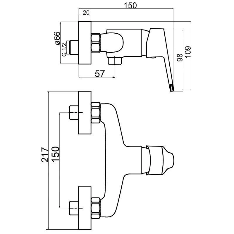 Novaservis Titania Iris New - Robinetterie De Douche, Chrome 94461/1,0 4 Novaservis Titania Iris New - Robinetterie De Douche, Chrome 94461/1,0 – Image 2