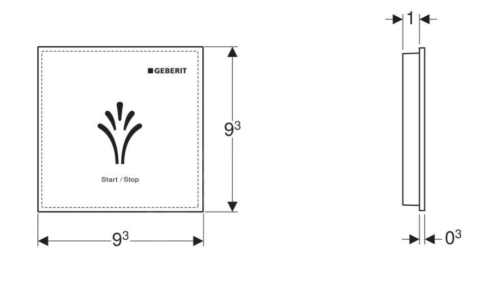Geberit AquaClean - Tableau De Commande Sans Contact Pour Bidet électronique, Blanc 147.044.00.1 4 Geberit AquaClean - Tableau De Commande Sans Contact Pour Bidet électronique, Blanc 147.044.00.1 – Image 2