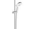 Duravit Douches - Set De Douchette, Barre De Douche Et Flexible, 3 Jets, Chrome UV0680003010