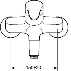 Hansa Mix - Mitigeur De Lavabo Mural, Chrome 01949283 8 Hansa Mix - Mitigeur De Lavabo Mural, Chrome 01949283 -Magasin De Salle De Bain cd1251409dd0526c5ab7bf17