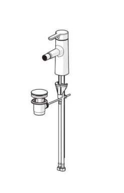 Hansa Designo - Mitigeur De Bidet Avec Vidage, Chrome 51733283 -Magasin De Salle De Bain d09aa7787eb0a1982ec49af1