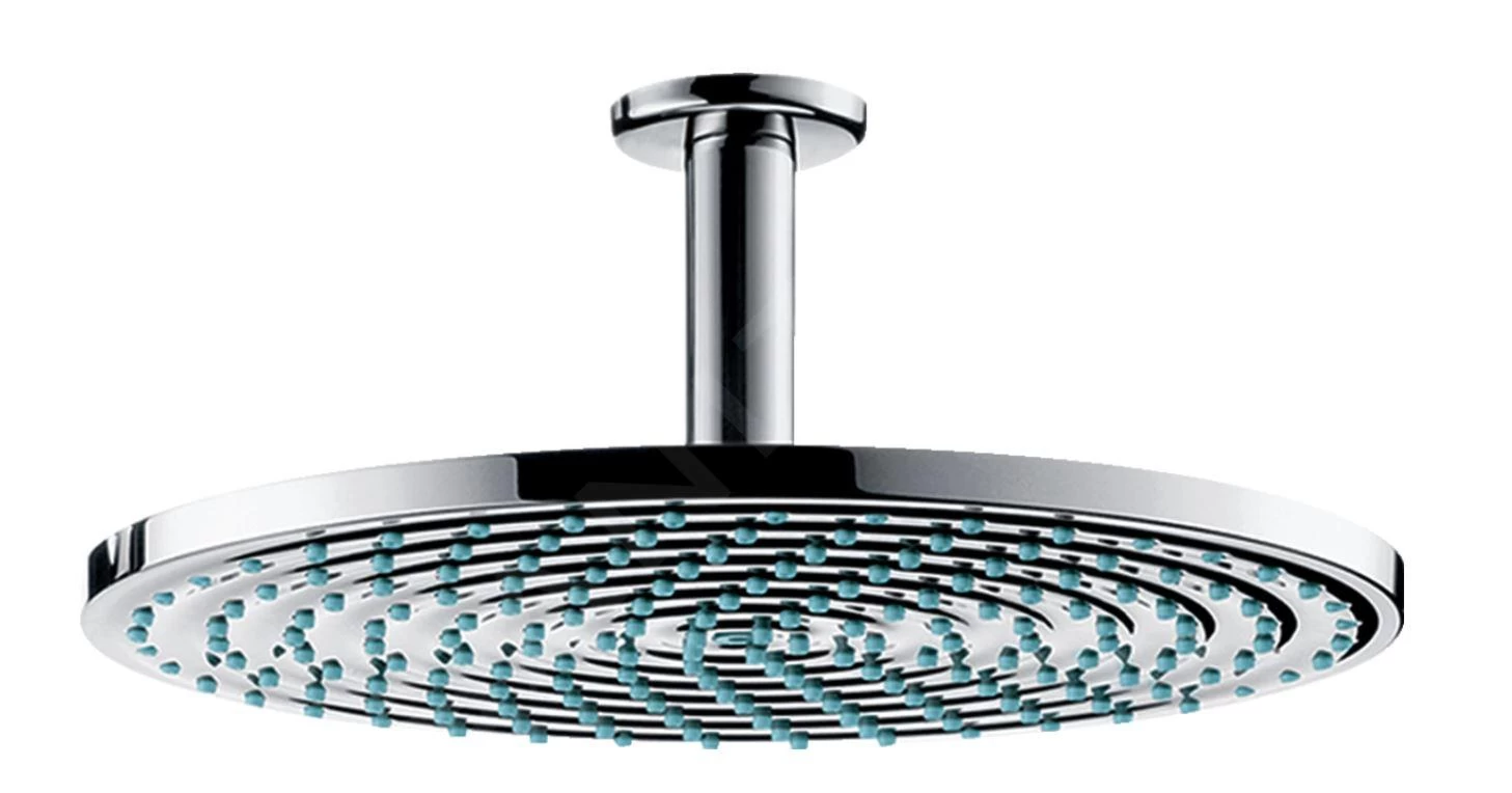 Hansgrohe Raindance - Douche De Tête S 300 Air 1 Jet Avec Arrivée Depuis Le Plafond 100 Mm, Chrome 27494000 3 Hansgrohe Raindance - Douche De Tête S 300 Air 1 Jet Avec Arrivée Depuis Le Plafond 100 Mm, Chrome 27494000