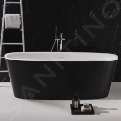 Ideal Standard Dea - Baignoire îlot 1700x750 Mm, Blanc Mat/noir Mat K8720V3 12 Ideal Standard Dea - Baignoire îlot 1700x750 Mm, Blanc Mat/noir Mat K8720V3 -Magasin De Salle De Bain d84b05d77ff4b97d2a48907b 1