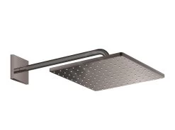 Grohe Rainshower - Douche De Tête 310, Mono Cube 9,5 L/min, 1 Jet, Bras De Douche 42 Mm, Hard Graphite Brossé 26564A00 -Magasin De Salle De Bain da0d0fb2cdb047bba55914fb