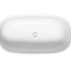 Duravit Zencha - Baignoire En îlot 1600x850 Mm, DuraSolid, ClickClack, Blanc 700462000000000