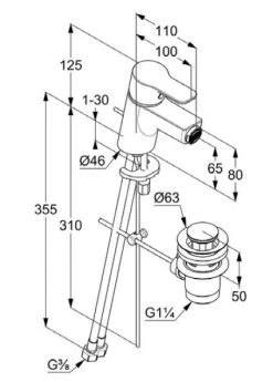 Kludi Pure&Easy - Mitigeur De Bidet Avec Vidage, Chrome 375330565 5 Kludi Pure&Easy - Mitigeur De Bidet Avec Vidage, Chrome 375330565 -Magasin De Salle De Bain db8ca66dafd596e6133b5c62