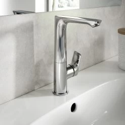 Ideal Standard Connect Air - Mitigeur De Lavabo Slim Avec Tuyau D’écoulement Pivotant, Chrome A7023AA -Magasin De Salle De Bain dde3c78ea2c1175c66848ea3