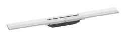 Hansgrohe RainDrain Flex - Caniveau De Douche Linéaire Avec Grille En Inox 700, Pour Montage Libre, Découpable, Blanc Mat 56043700