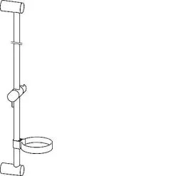 Hansa Viva - Barre De Douche 600 Mm, Chrome 44140100 -Magasin De Salle De Bain e2a582ee3e44de28ad1f31ff