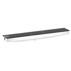Hansgrohe Rainfinity - Support De Douchette Porter 500 Avec étagère L, Blanc Mat 26843700