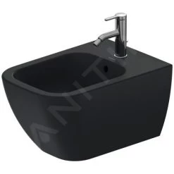 Duravit Happy D.2 - Bidet Suspendu, 365x540 Mm, Trou Pour Robinetterie, Anthracite Mat 2258151300