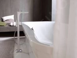 Hansgrohe PuraVida - Mitigeur De Baignoire Au Sol, Blanc / Chrome 15473400 -Magasin De Salle De Bain e7845990415a812a0005db22