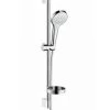 Hansgrohe Croma Select S - Set De Douche Vario 0,65m Avec Porte-savon Casetta, Blanc/chrome 26566400