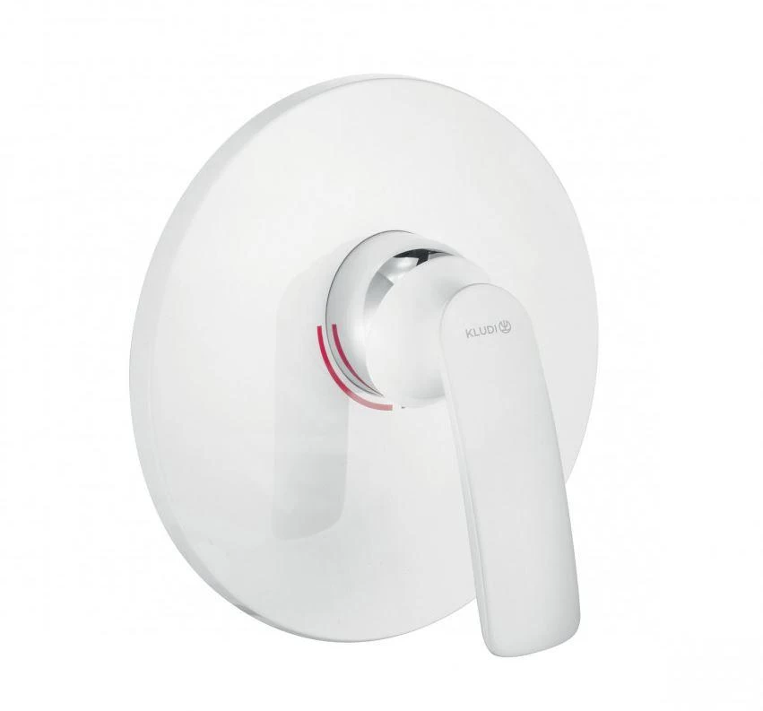 Kludi Balance - Mitigeur De Douche Encastré, Blanc/chrome 526559175 3 Kludi Balance - Mitigeur De Douche Encastré, Blanc/chrome 526559175