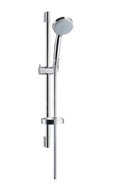 Hansgrohe Croma 100 - Set Douchette Vario / Barre Murale Unica&apos;C 0,65 M, Chrome 27772000