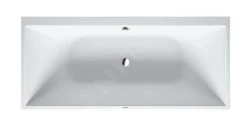 Duravit DuraSquare - Baignoire 1800x800 Mm, Droite, Avec Panneau, DuraSolid, Blanc 700428000000000