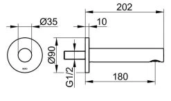 Keuco IXMO - Bec De Remplissage Pour Baignoire, Chrome 59545010101 -Magasin De Salle De Bain ee45b8cd962ae851075faba2