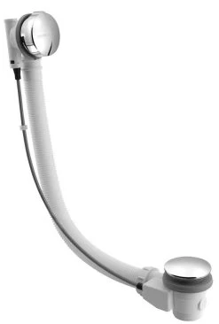 Polysan Accessoires - Garniture De Vidage Et De Trop-plein Pour Baignoire, Longueur 775 Mm, Chrome 71681