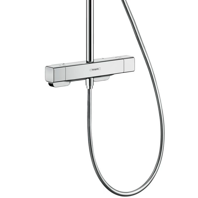 Hansgrohe Croma - Colonne De Douche Thermostatique Showerpipe, 1jet,EcoSmart, Chrome 27660000 6 Hansgrohe Croma - Colonne De Douche Thermostatique Showerpipe, 1jet,EcoSmart, Chrome 27660000 – Image 4