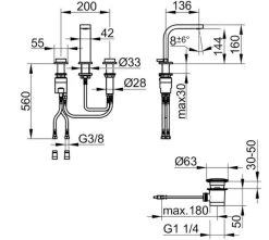Keuco Edition 11 - Mitigeur De Lavabo Avec Bonde, Installation 3 Trous, Chrome 51115010000 7 Keuco Edition 11 - Mitigeur De Lavabo Avec Bonde, Installation 3 Trous, Chrome 51115010000 -Magasin De Salle De Bain f64bb093de607f133345e148