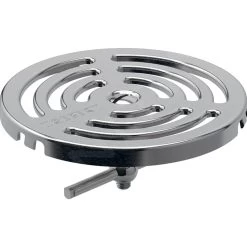 Geberit Accessoires - Grille Pour Les Siphons De Sol, à Visser, Diamètre 100 Mm, Inox 154.317.00.1