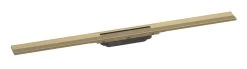 Hansgrohe RainDrain Flex - Caniveau De Douche Linéaire Avec Grille En Inox 900, Pour Montage Libre, Découpable, Bronze Brossé 56045140