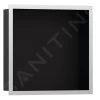 Hansgrohe XtraStoris Individual - Niche Murale Avec Cadre Design, 300x300x100 Mm, Noir Mat / Inox Brossé 56098800 -Magasin De Salle De Bain f7e49ad21f12ab4f1905c70f