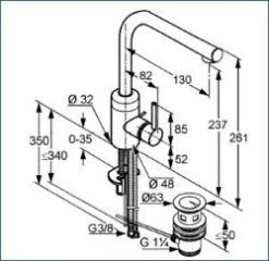 Kludi Bozz - Mitigeur De Lavabo, Chrome 382940576 -Magasin De Salle De Bain f8419a2068ea1b7b910c3355