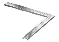Tece TECEdrainline - Grille Pour Caniveau à Douche D&apos;angle 900 Mm, Acier Inoxydable Poli 610910
