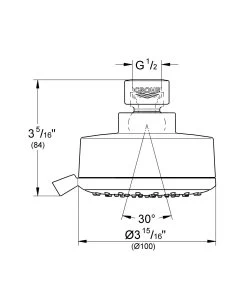Grohe Tempesta Cosmopolitan - Douche De Tête, 4 Jets, Chrome 26043001 -Magasin De Salle De Bain fc3e422d0e3b391a4160d2a4